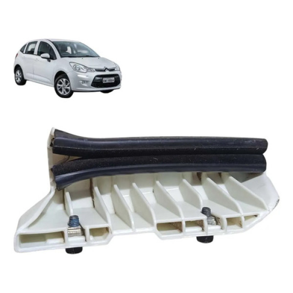 Guia Canaleta Vidro Citroën C3 2013 2017 Traseira Esquerda Branco
