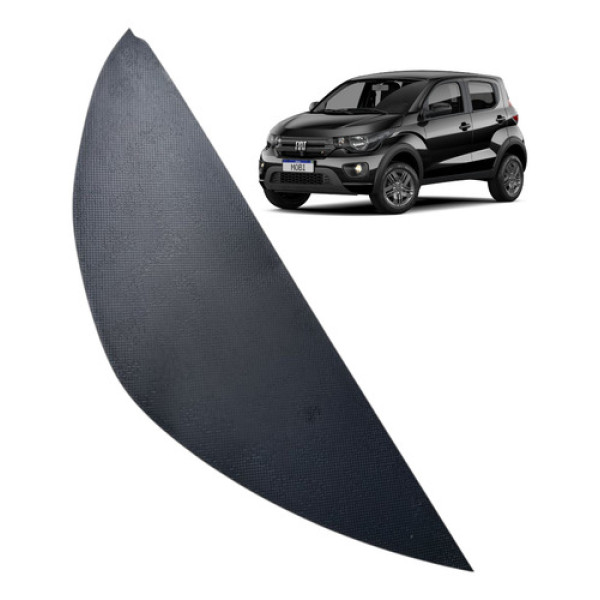 Tampa Lateral Painel Fiat Mobi 2017 / 2020 Lado Esquerdo Preto