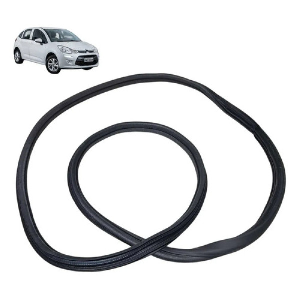 Borracha Porta Citroën C3 2013 2014 2019 Dianteira Direita