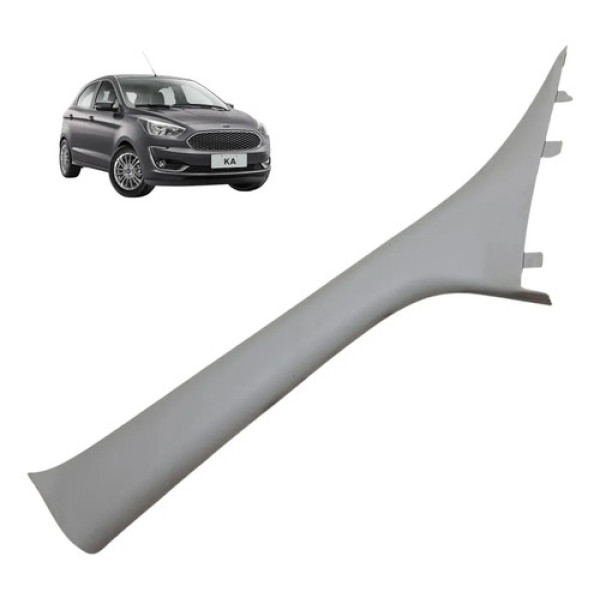 Acabamento Coluna Para-brisa Ford Ka 2015 2020 Esquerda Bege