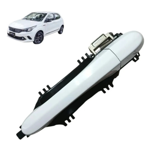 Maçaneta Externa Fiat Argo 2019 / 2025 Traseira Esquerda Branco Traseira