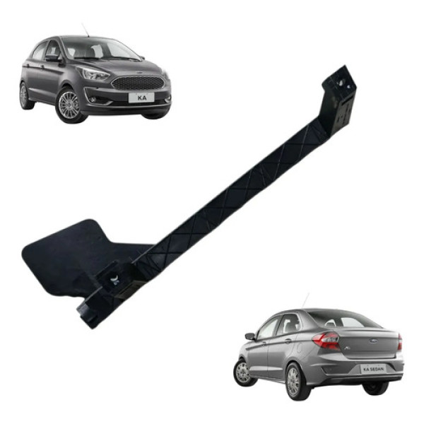 Guia Vidro Porta Ford Ka 2015 2016 / 2021 Dianteira Esquerda Preto