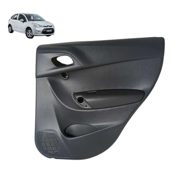Forro Porta Citroën C3 2014 2015 2016 2017 Traseira Direita