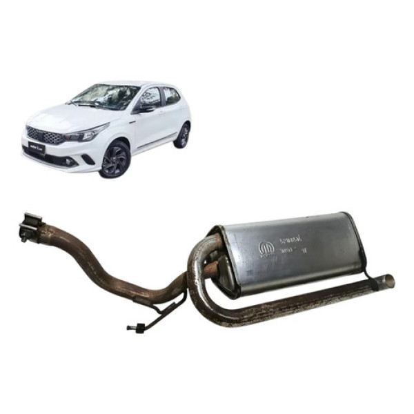 Escapamento Silencioso Traseiro Fiat Argo 2017 2018 / 2024