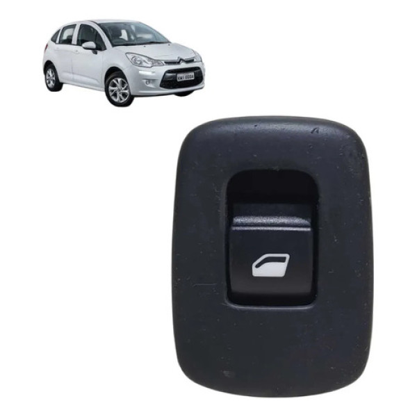 Botão Vidro Elétrico Citroën C3 2011 2018 Traseira Esquerda