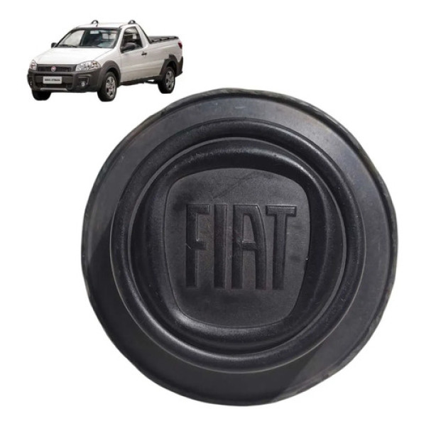 Tampa Roda Ferro Fiat Strada Working 1.4 2014 2015 2016 Preto