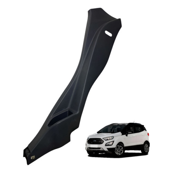 Acabamento Soleira Ford Ecosport 2020 2021 Traseira Direita Preto