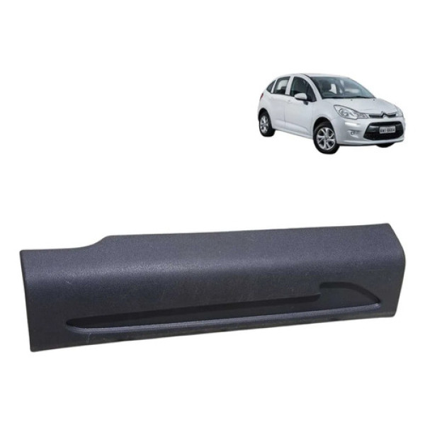 Soleira Porta Citroën C3 2013 2014 2015 Dianteira Direita Preto
