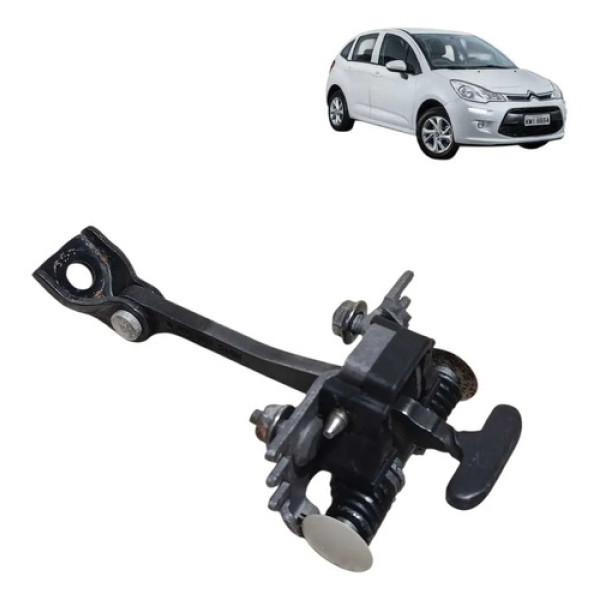 Limitador Porta Citroën C3 2013 2014 2017 Traseira Esquerda