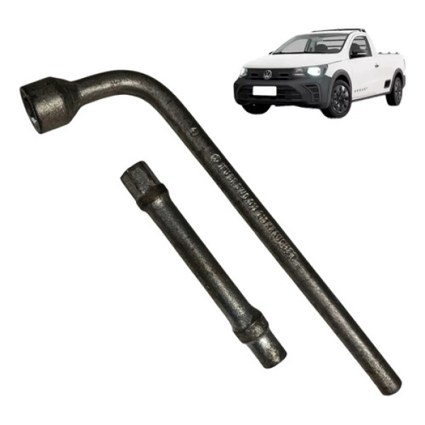 Kit Chave Roda Estepe Volkswagen Saveiro 2015 2017 2018 2019