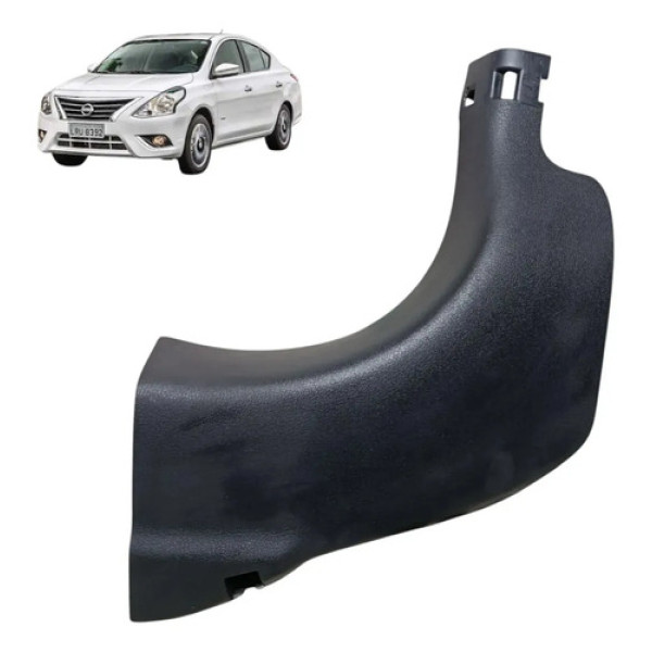 Soleira Interna Nissan Versa 2013 / 2016 Dianteira Direita Cinza-escuro