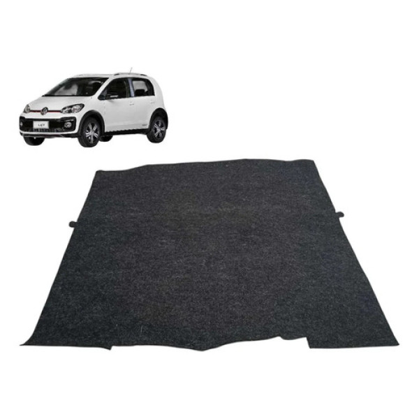 Tampão Forro Carpete Porta Malas Vw Up Tsi 2014 2015 2020 Cinza-escuro