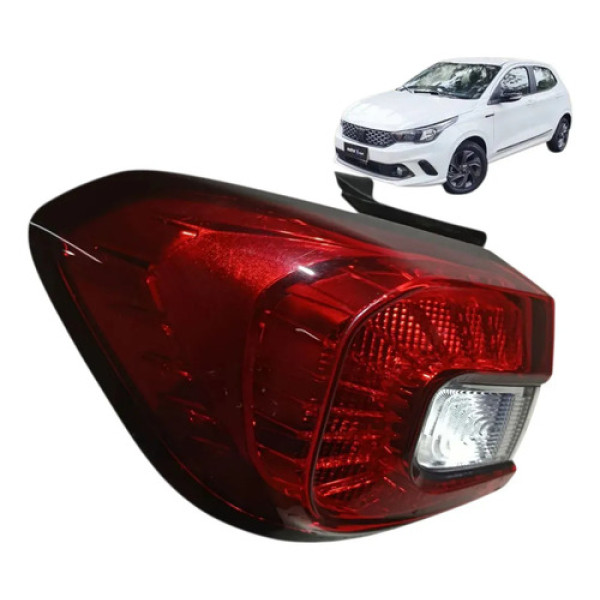 Lanterna Traseira Esquerda Fiat Argo 2017 2018 2019 / 2025 Esquerdo/motorista Vermelho