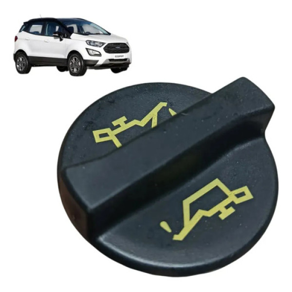 Tampa Óleo Motor Ford Ecosport Ka 1.5 3c 2018 2019 2020 2021 Preto