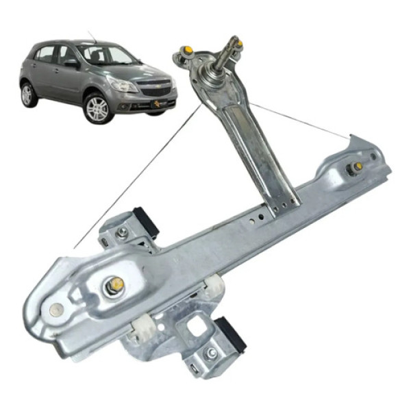 Máquina Vidro Manual Gm Agile 2010 / 2014 Traseira Direita
