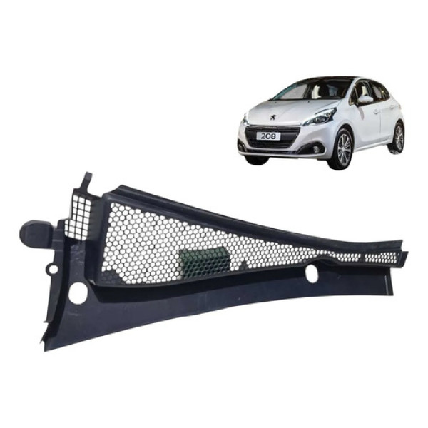 Grade Churrasqueira Peugeot 208 2016 2017 2018 Esquerda