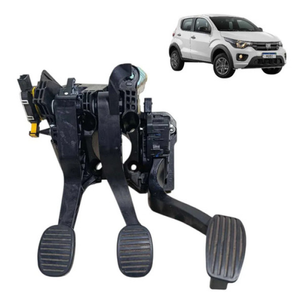 Pedaleira Pedal Freio Embreagem Fiat Mobi Like 2020 2021