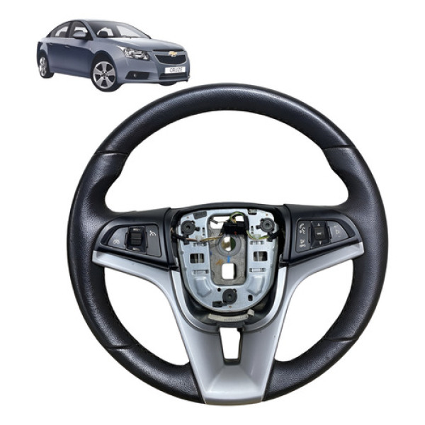 Volante Direção Chevrolet Cruze 1.8 2012 2013 2014 2015 2016 Preto