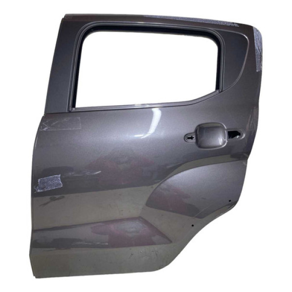 Porta Traseira Esquerda Fiat Mobi 2017 2018 2019 2020 2021 Traseira Esquerdo Cinza-escuro