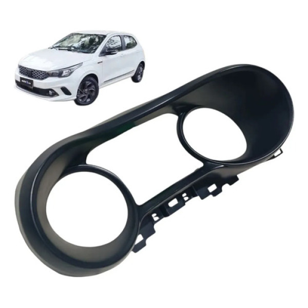Moldura Painel Instrumentos Fiat Argo Cronos 2017 2018/ 2023 Preto