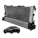 Conjunto Kit Radiador Completo Onix Turbo Automático 20/24 Preto
