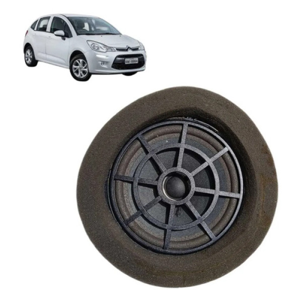 Auto Falante Porta Citroën C3 2013 2019 Dianteira Esquerda Preto