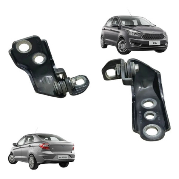 Par Dobradiça Porta Ford Ka 2014 / 2021 Dianteira Esquerda