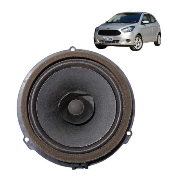 Auto Falante Porta Ford Ka 2015 2016 2020 Traseira Esquerda Preto