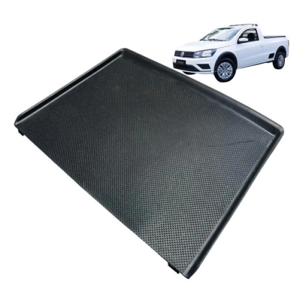 Tapeta Borracha Console Volkswagen Saveiro 2018 2019 / 2023 Preto