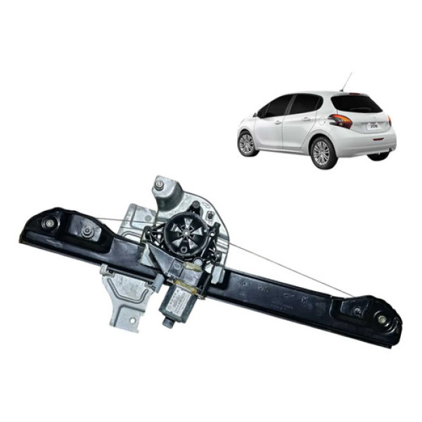 Máquina Vidro Peugeot 208 2016 2017 2020 Dianteira Direita