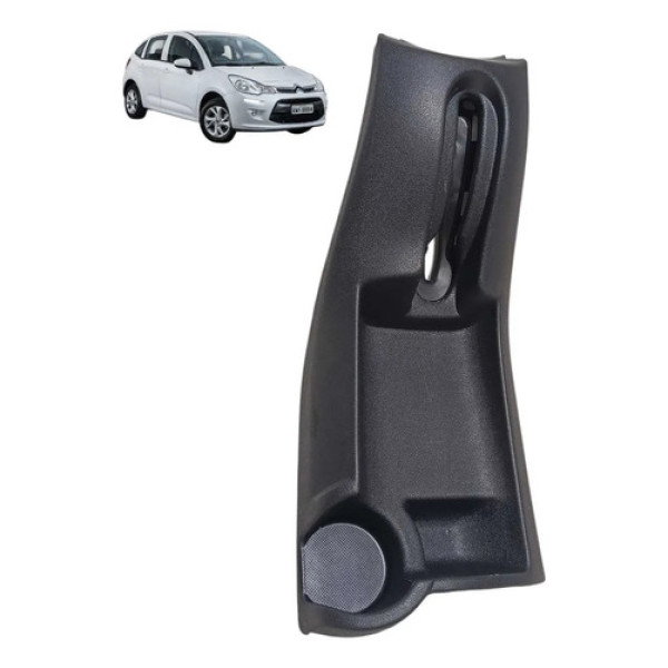 Moldura Freio Mão Console Citroën C3 2014 2015 2016 Preto