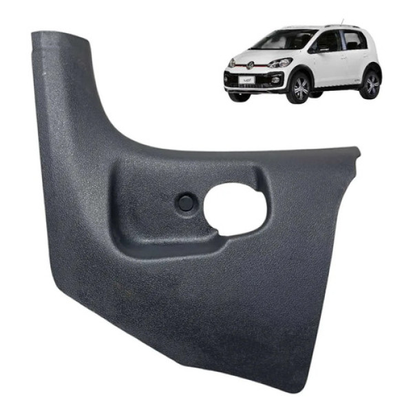 Soleira Porta Vw Up Tsi 2015 2016 2021 Dianteira Esquerda Cinza-escuro