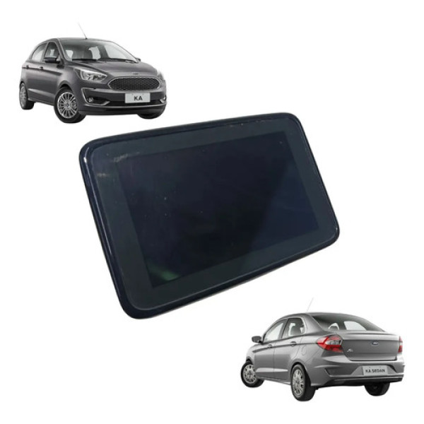 Tela Display Multimídia Ford Ka 1.5 2019 2020 2021 Preto