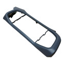 Moldura Rádio Multimídia Chevrolet Onix Prisma 2014 2015 /19 Cinza