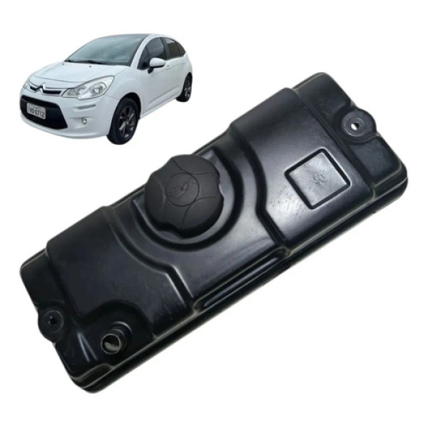 Tampa Válvula Cabeçote Citroën C3 1.5 Peugeot 208 2012 /2016 Preto