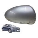 Capa Espelho Retrovisor Chevrolet Cruze 2013 2014 Direito Prateado
