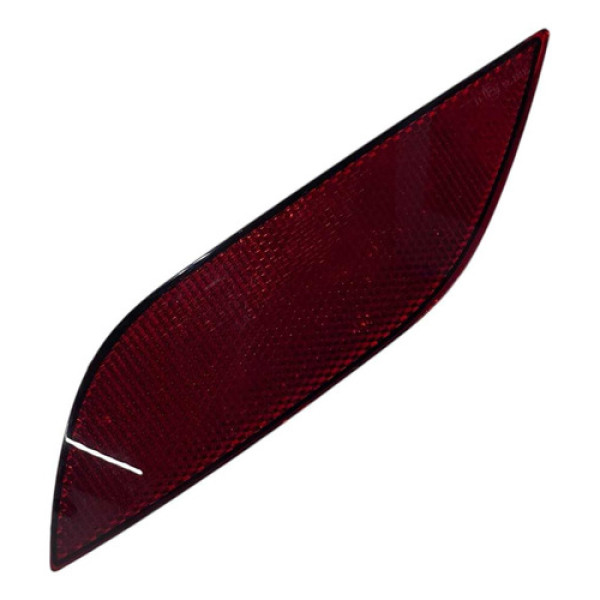 Refletor Olho Gato Parachoque Traseiro Esquerdo T-cross 2020 Preto Vermelho