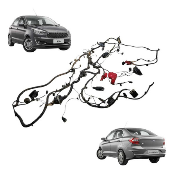 Chicote Caixa Fusível Ford Ka 1.5 Dragon Automático 2019
