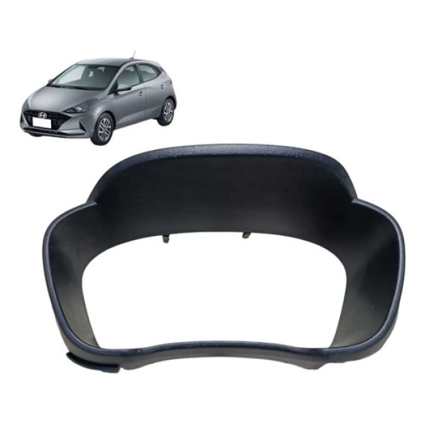 Moldura Painel Instrumentos Hyundai Hb20 2020 2021 2022 Cinza-escuro