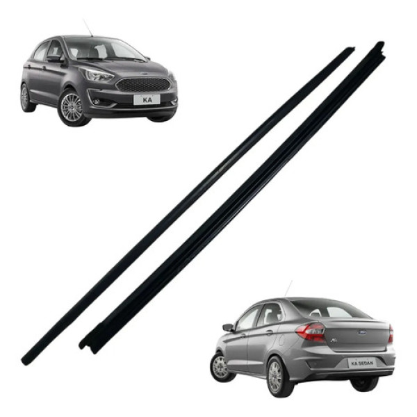 Par Pestana Porta Ford Ka 2015 2016 / 2021 Traseira Direita