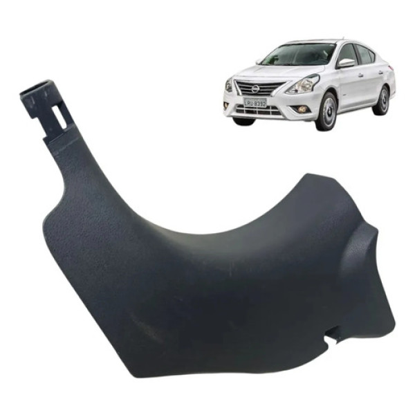 Soleira Interna Nissan Versa 2011 / 2014 Dianteira Esquerda Preto