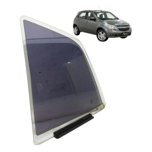 Vidro Fixo Porta Gm Agile 2010 2011/ 2014 Traseiro Esquerdo