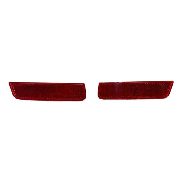 Par Refletor Parachoque Traseiro Duster 2012 2013 2014 2015 Branco