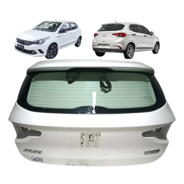 Tampa Traseira Fiat Argo 2017 2018 2019 2020 2021 / 2024 Branco
