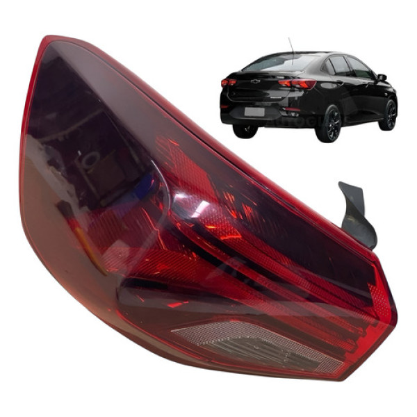 Lanterna Onix Plus 2020 2021 2022 2023 Traseira Esquerda Esquerdo/motorista Vermelho