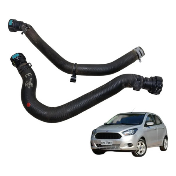 Par Mangueira Água Radiador Ford Ka 1.0 2015 2016 2017 2020
