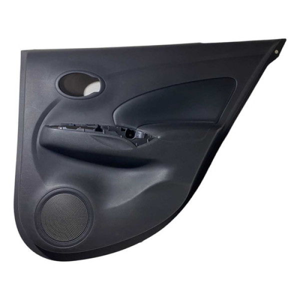 Forro Porta Nissan Versa 2013 2014 / 2018 Traseiro Direito Preto
