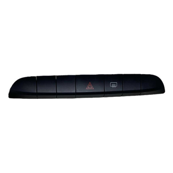 Botão Pisca Alerta E Desembaçador Fiat Mobi 2018 2019 2020 Preto