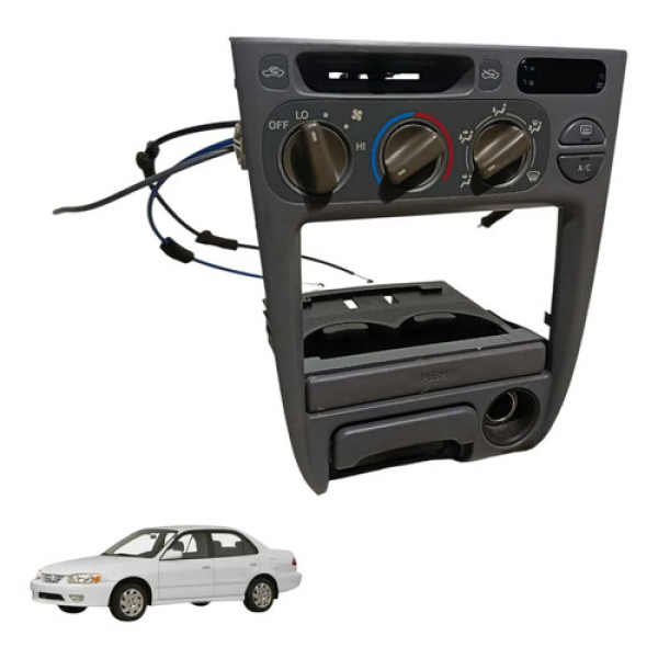 Moldura Comando Ar Condicionado Corolla 2000 2001 2002 2008