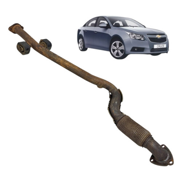 Escapamento Intermediário Flexível Gm Cruze 1.8 2012 2013/16 Metal